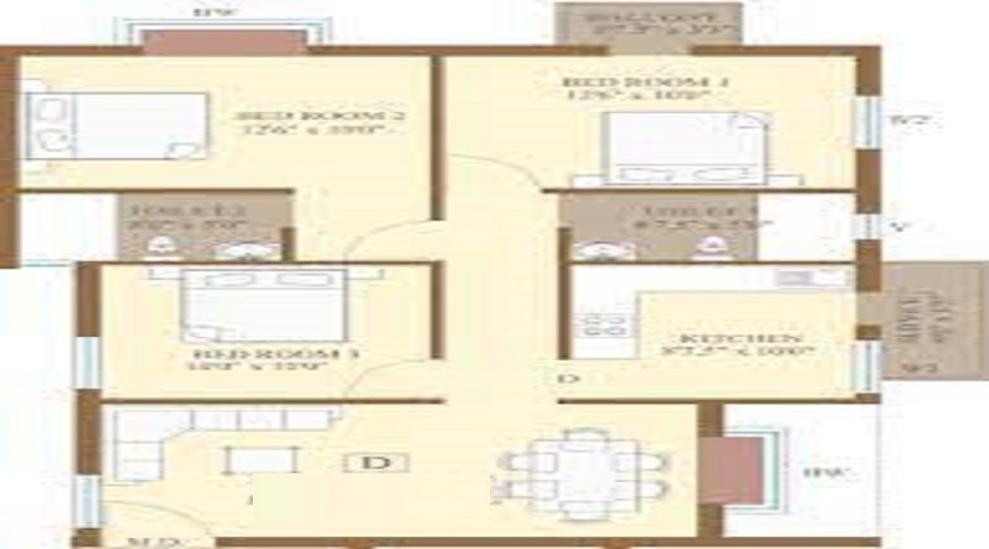 Girishchandra Bharathi Villa Floor Plan