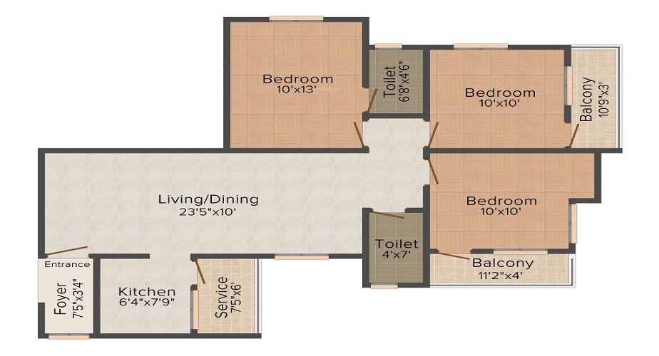 Lancor Meenakshi Floor Plan