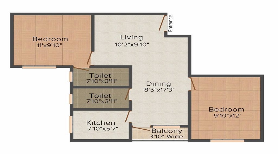 Maya Nirupama Abasan Floor Plan