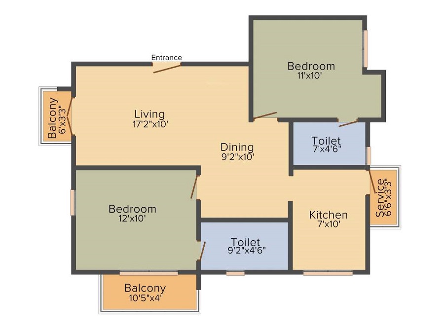 Vijay Divinity Floor Plan