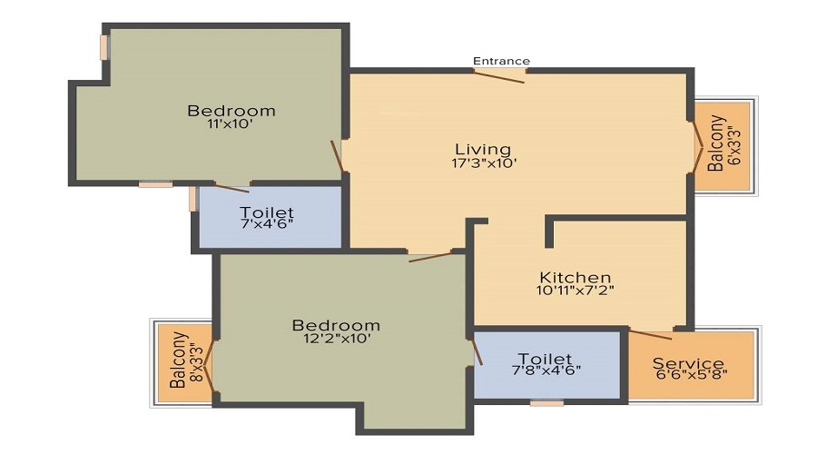 Vijay Divinity Floor Plan