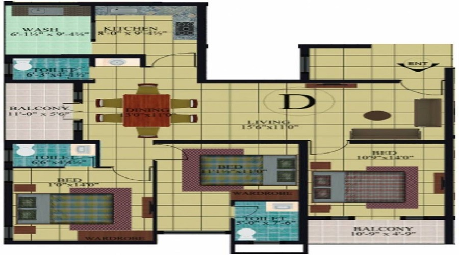 ESR Engineers And Builders Emerald Floor Plan