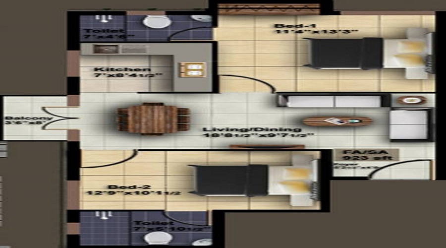 ICIPL Acrospire Floor Plan