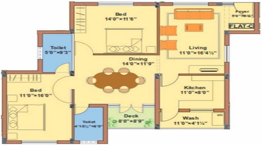 ESR Engineers And Builders Platinum Floor Plan