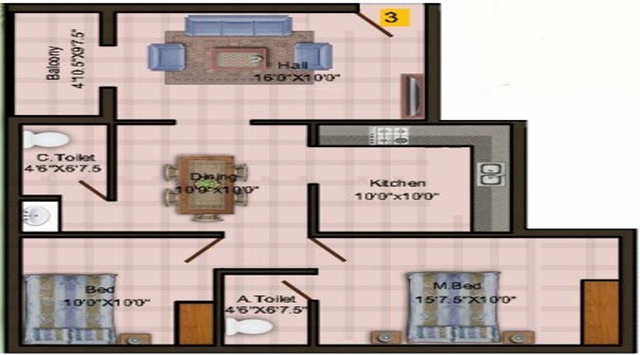 Sri Annapoorna Floor Plan