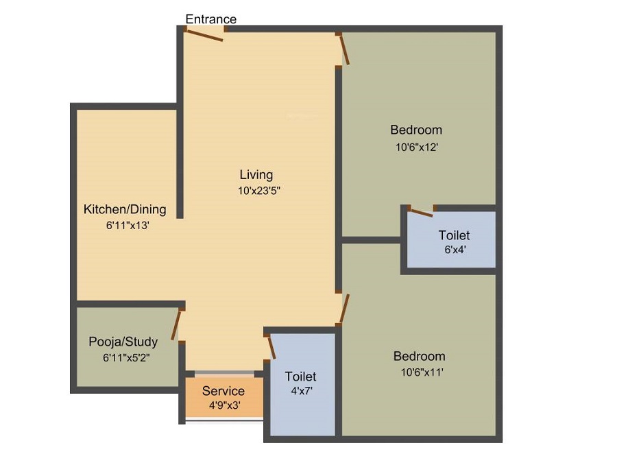 Jeevan SM Enclave Floor Plan