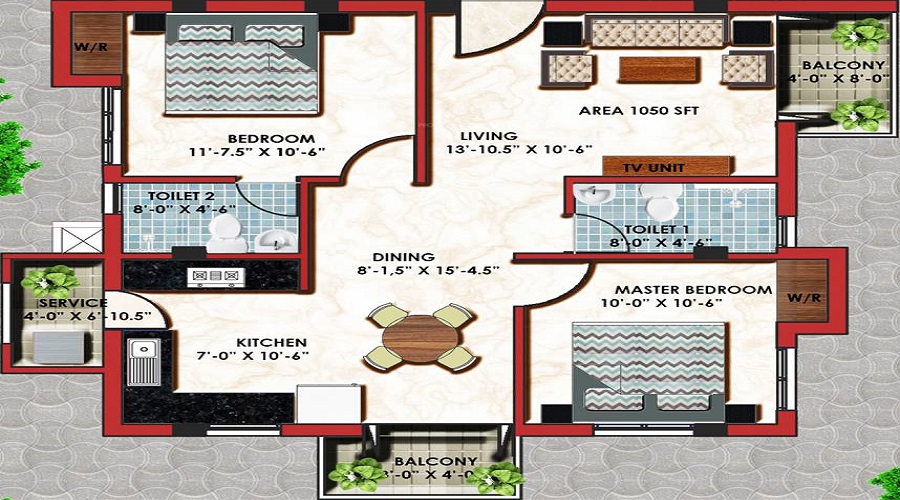 KCee Manasa Floor Plan