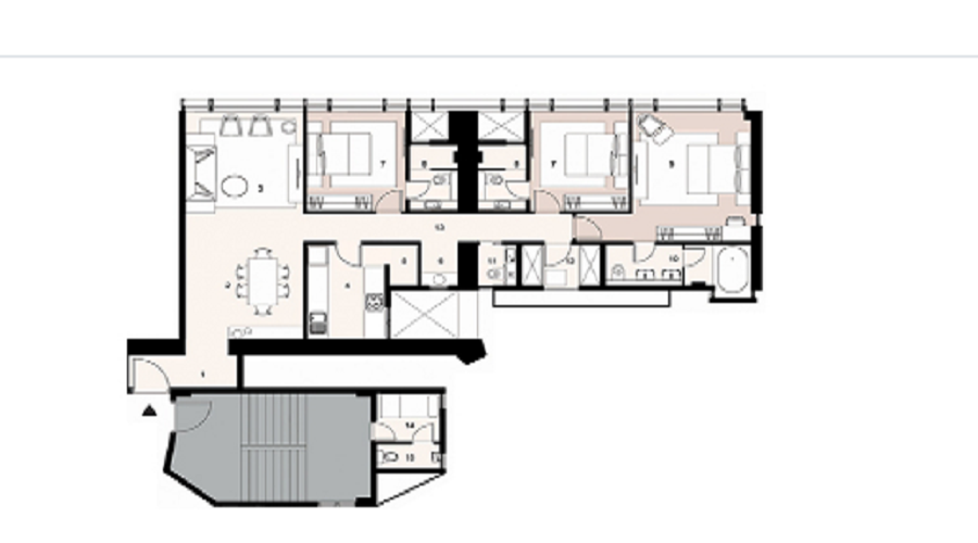 Lodha Trump Tower Floor Plan