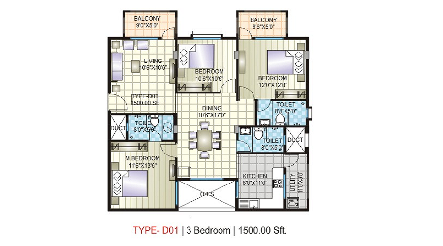 Prime Estate City Floor Plan