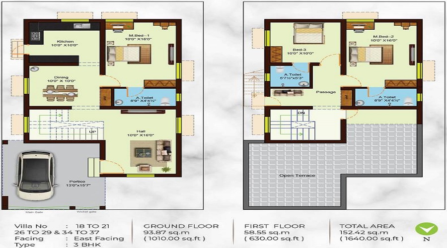 Praktva Villa Floor Plan