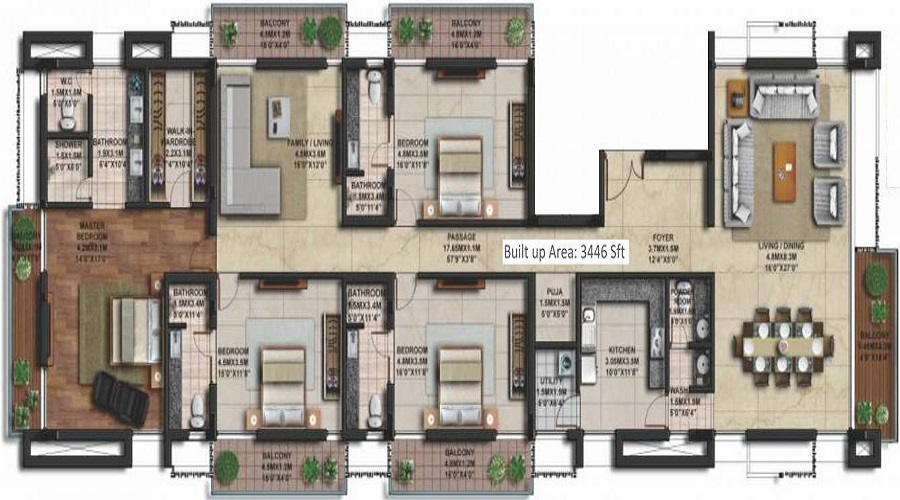Amarante Floor Plan