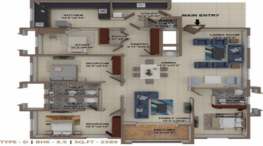 Urban Ville Floor Plan