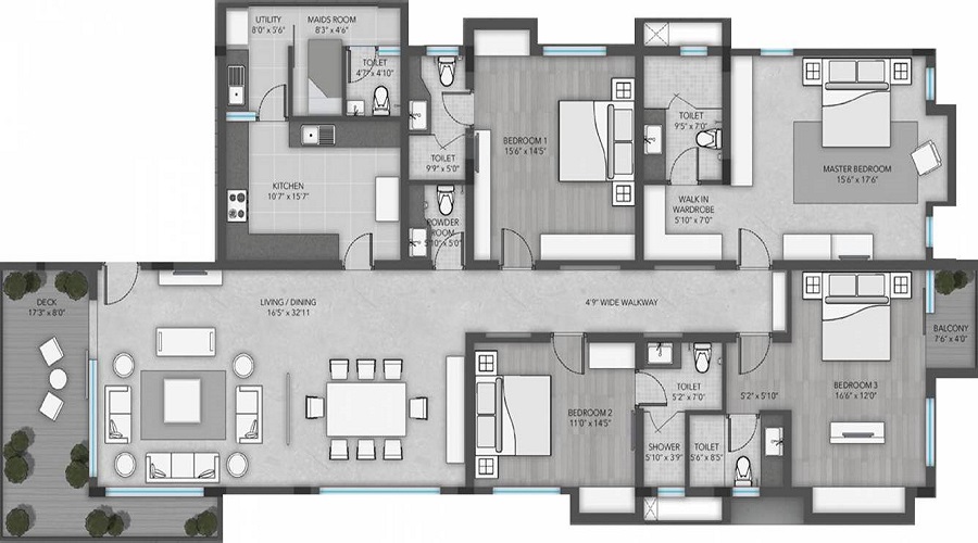 Spero Silver Palm Floor Plan