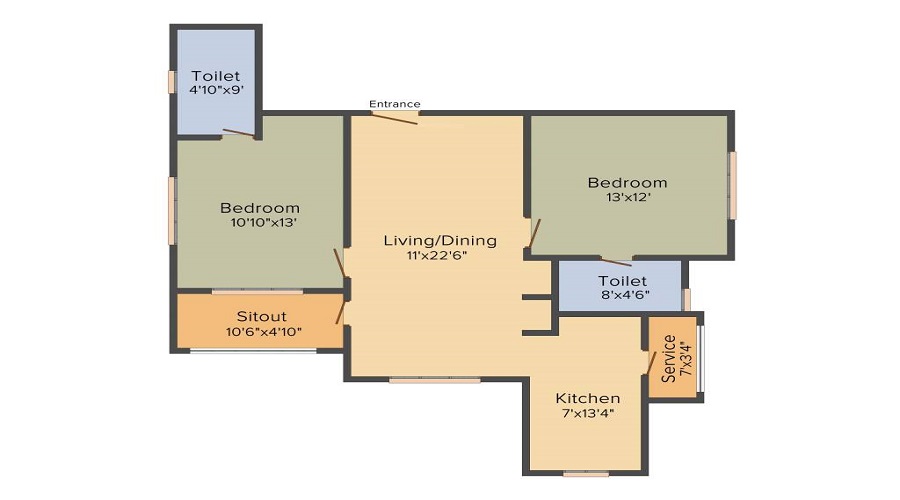 Dr Kamalam Manor Floor Plan