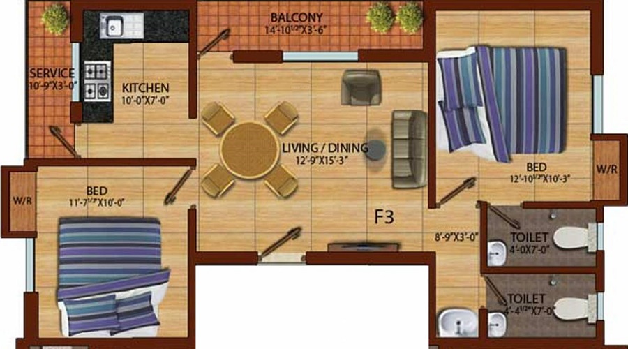 Diamond Nandhu Floor Plan