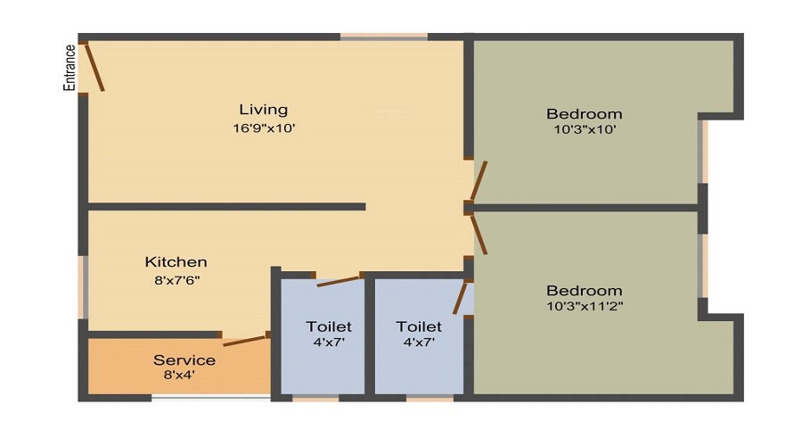 Ruby Rajeshwari Floor Plan