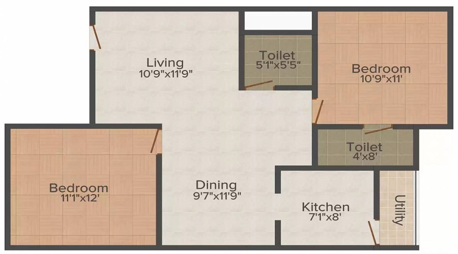 Midhila Deluxe Floor Plan