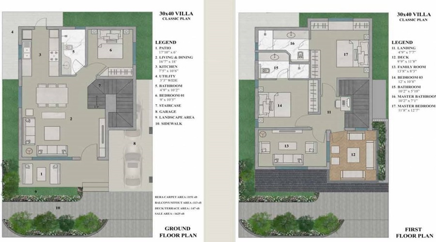 Beverly Woods Villa Floor Plan