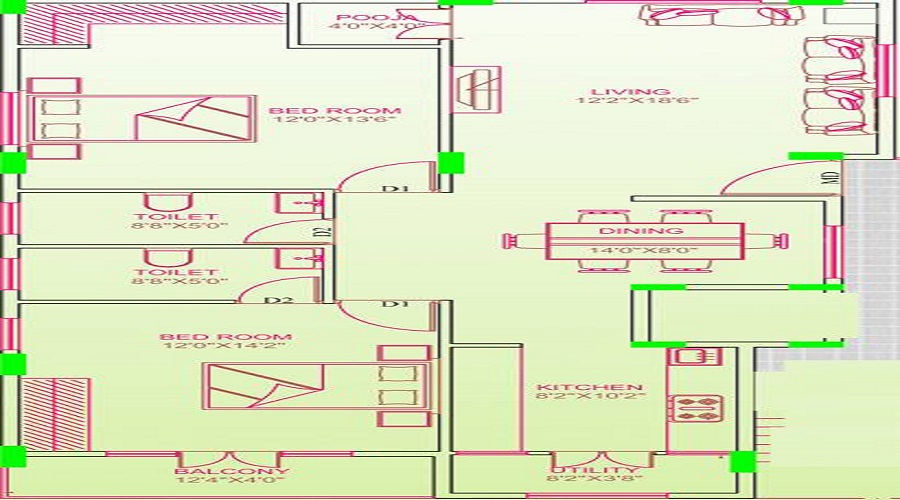 Sai Ananda Nilayam Floor Plan