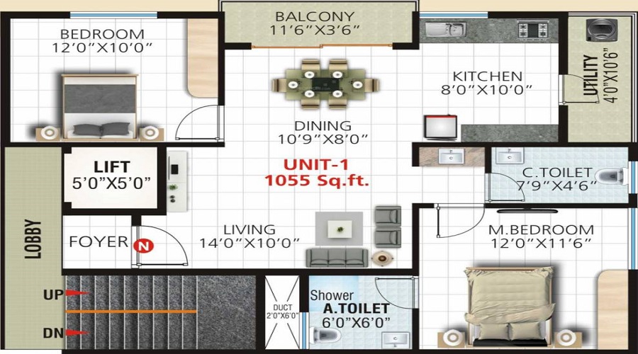 Urban Melody Floor Plan