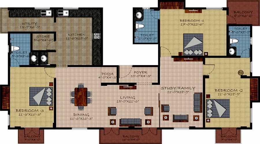 Sumanth Sreshta Maithri Floor Plan