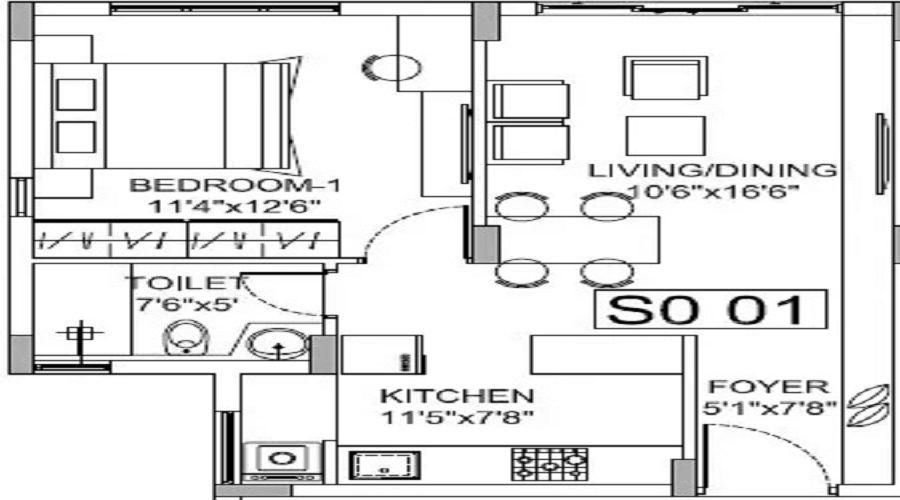E City Floor Plan