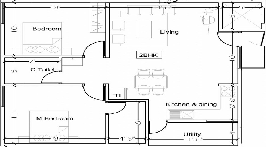 Sahasru Tulasi Floor Plan
