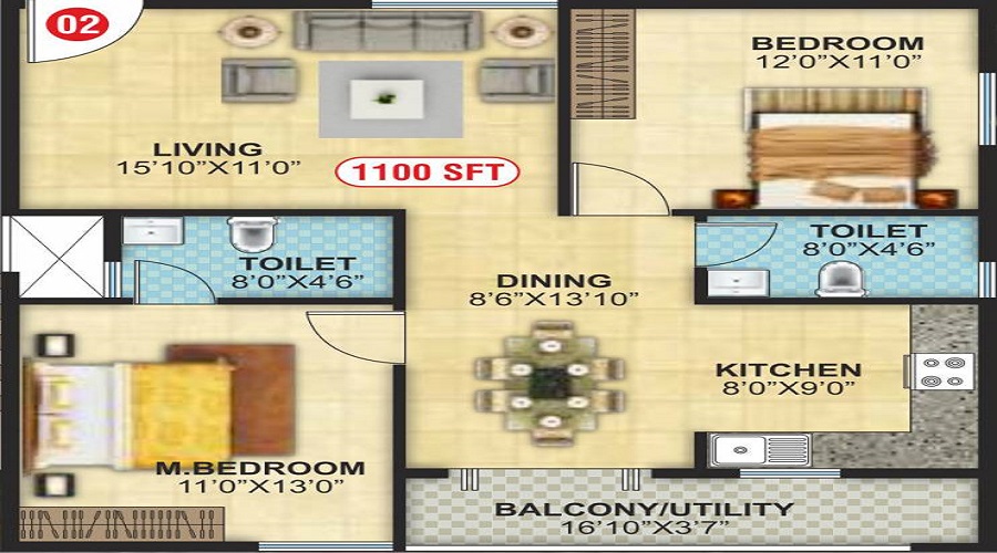 North East Elite Floor Plan