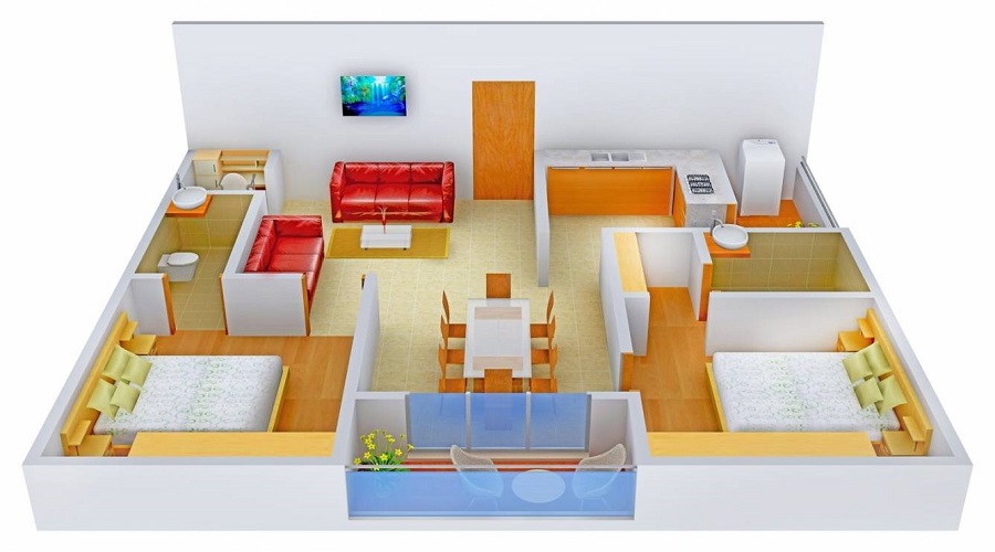Vijay Sai Lumbini Floor Plan