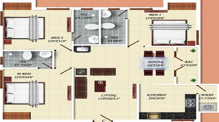 Nalanda Elite Floor Plan