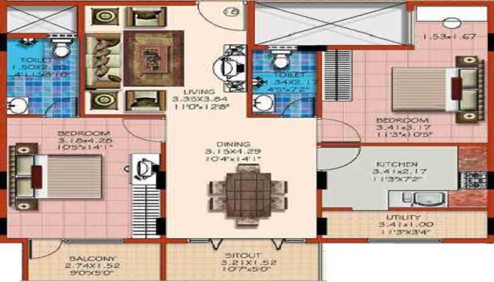 Venkat Wings Floor Plan
