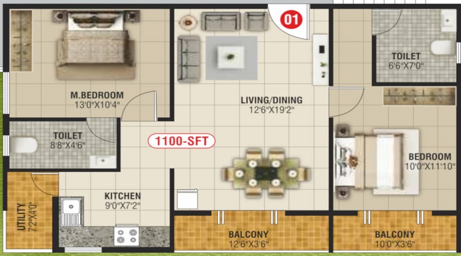 Sri Sai Brindavan Floor Plan