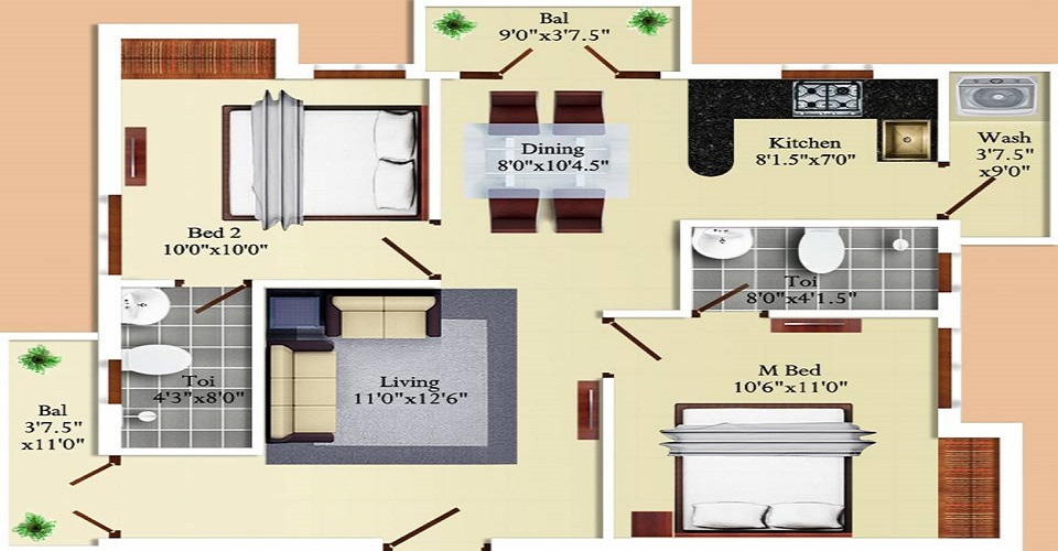 Kasturi Floor Plan