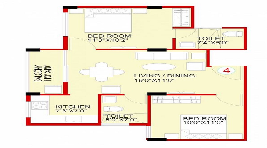 Green B Block Floor Plan