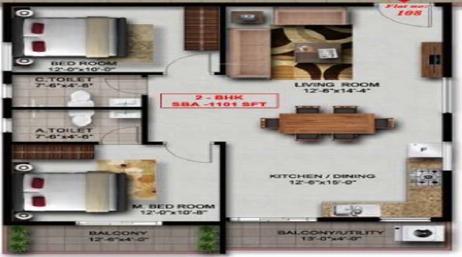 Sai Brindavanam Floor Plan