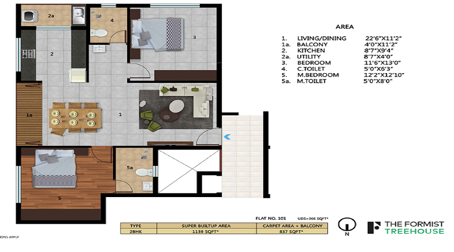 The Formist Treehouse Floor Plan