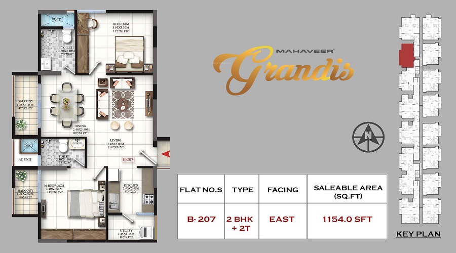 Mahaveer Grandis Floor Plan