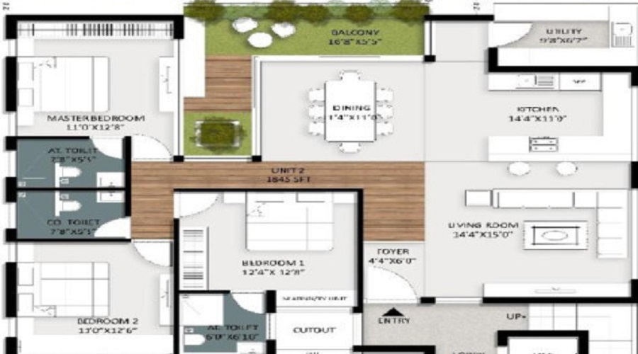 Archit Aishwaryam Floor Plan
