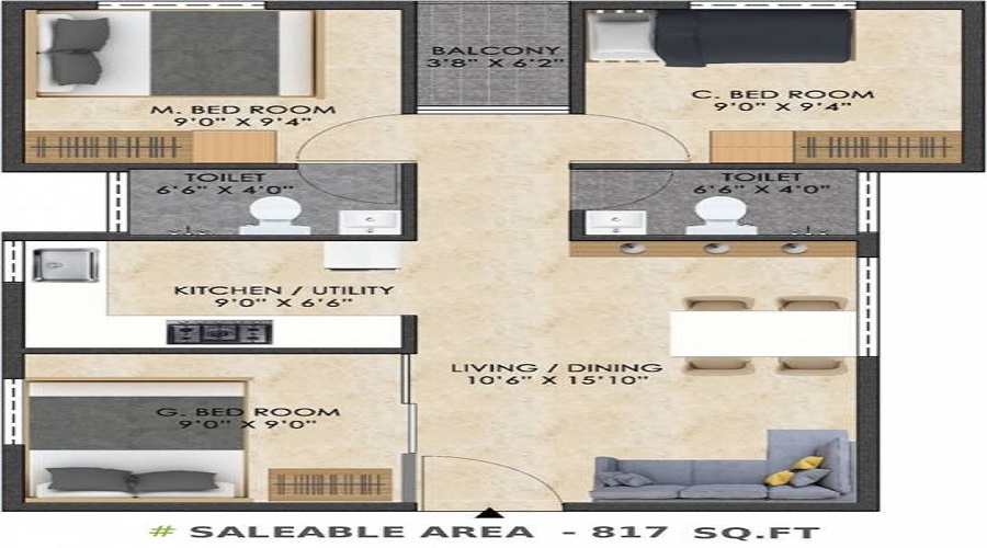 Icon Iconest4 Floor Plan