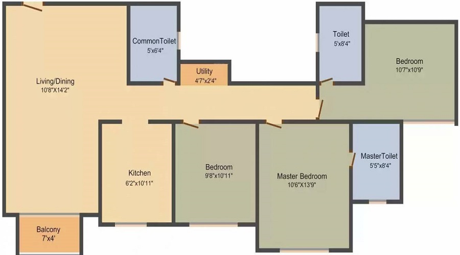 Bannerghatta Floor Plan