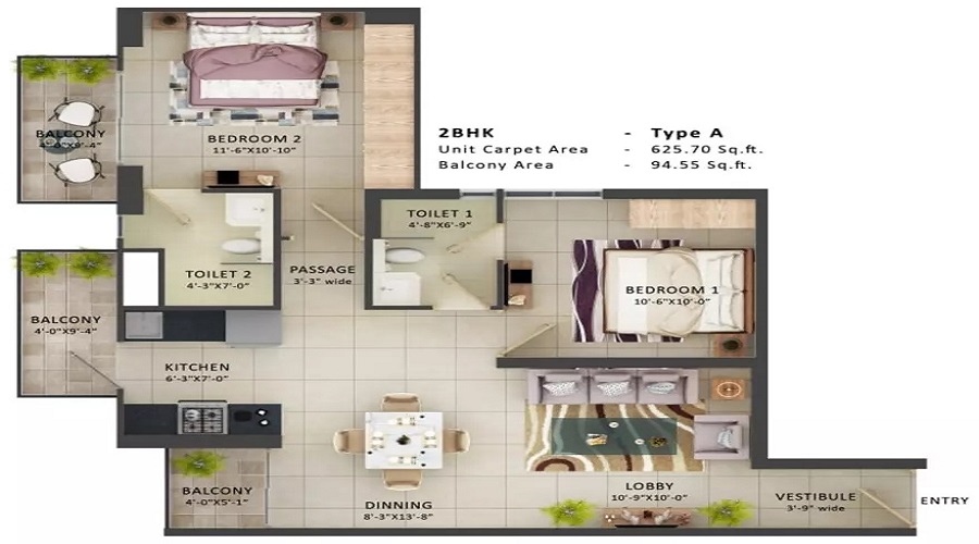 MRG The Meridian Floor Plan