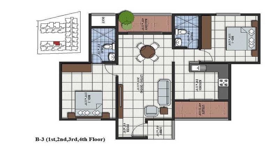 Lake Mist Floor Plan