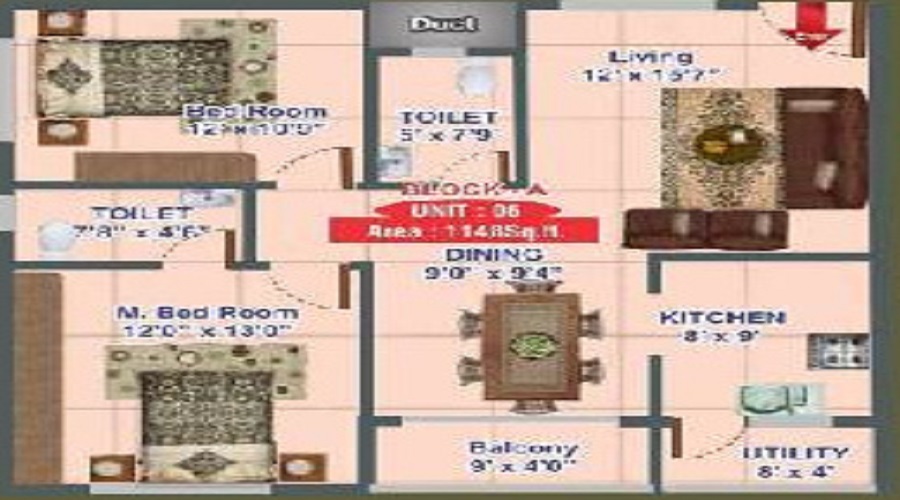 Gangothri Residency Floor Plan