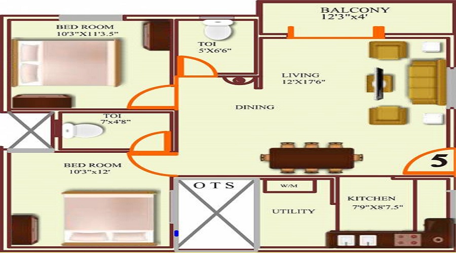 SMR Crystal Floor Plan