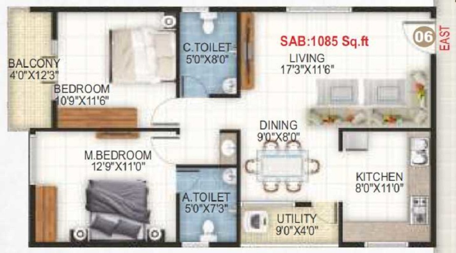 Sai Nandana Grandeur Floor Plan
