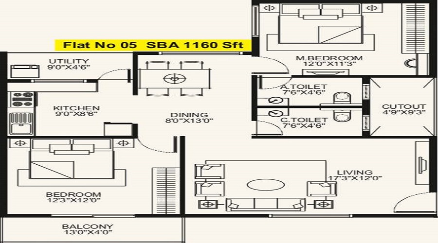 Vara Vasundara Floor Plan