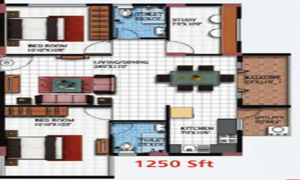 Vishnu Priya Parimala Sunrise Floor Plan