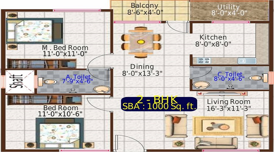 SLV Gardenia Floor Plan