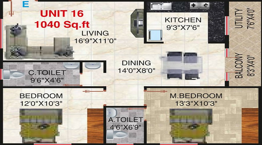 Sai Krupa Floor Plan