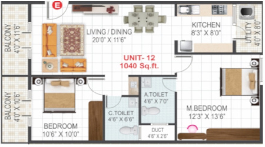 Sri Ranjani Sai Samraksha Floor Plan